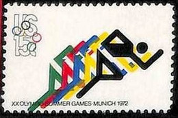 94809d - USA - STAMPS - Sc # 1462 Olympic Games -  SHIFTED PRINT - MNH - Abarten & Kuriositäten