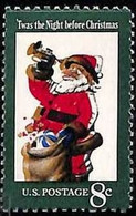 94811b - USA - STAMPS - Sc # 1472 Christmas SANTA - SHIFTED  PRINT - MNH - Abarten & Kuriositäten