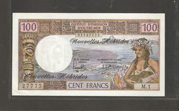 Nouvelles-Hébrides, 100 New Hebrides Francs, 1972 - Nouvelles-Hébrides