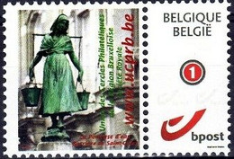 DUOSTAMP** / MYSTAMP**- Union Des Cercles Philatéliques De La Région Bruxelloise-La Porteuse D'eau De Waterdraagster - Mint