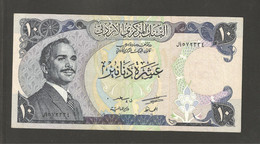 Jordanie, 10 Jordanian Dinars, 1975 - Jordanie