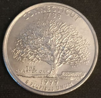 ETATS UNIS - USA - ¼ - 1/4 DOLLAR 1999 P - Quarter Connecticut - KM 297 - Otros & Sin Clasificación