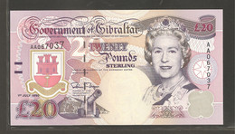 Gibraltar, 20 Pounds Sterling, 1995 - Gibraltar