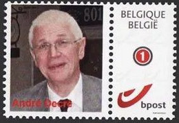 DUOSTAMP** / MYSTAMP** - Union Des Cercles Philatéliques De La Région Bruxelloise - André Decré - Neufs