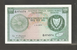 Chypre, 500 Cypriot Mils, 1979 - Cyprus