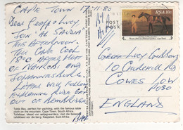 Beau Timbre , Stamp " Cavalier Et Cheval , Peinture De George Stubb " Sur Cp , Carte , Postcard Du 17/11/1980 - Lettres & Documents