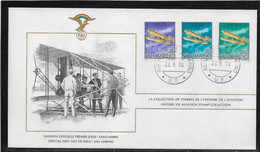 Thème Avions - Saint Marin - Enveloppe - Oblitération 1er Jour - TB - Airplanes