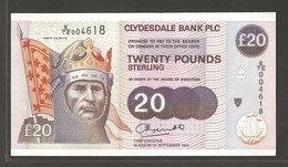 Ecosse, 20 British Pounds Sterling, 1994 - 20 Pounds