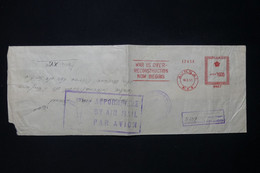 GRECE - Enveloppe De Athènes Pour Paris En 1951, Affranchissement Mécanique - L 84826 - Cartas & Documentos