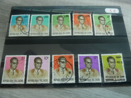 Zaire - Série Personnage Président Mobutu - Année 1971 - - Used Stamps