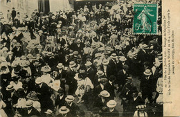 Wassy * Fête Du 9 Juillet 1911 * La Foule Après Le Passage Du Cortège * Rue Mauljean - Wassy