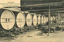 Chaumont * Les établissements Henri LACAILLE * 9 Cpa * Alcool Vin Cave Distillerie Distillateur * Différentes Vues - Chaumont