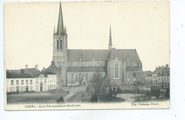 Geel Gheel - Kerk Sint-Amands En Marktzicht - Geel
