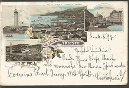 TRIESTE, FRIULI, ITALIA, PC, Circulated 1897 - Trieste
