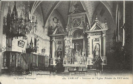 15 - CARLAT - Intérieur De L'Eglise (impeccable) - Carlat