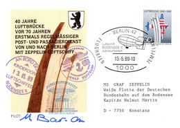 Thème Zeppelins - Allemagne - Carte - TB - Zeppelin