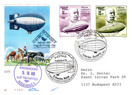Thème Zeppelins - Hongrie - Carte - TB - Zeppelins