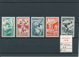 MONACO- 1948 N° 319/23 MNH - Verano 1948: Londres