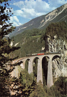 LANDWASSER VIADUKT DER RHAT BAHN BEI FILISUR - TRAIN - Filisur