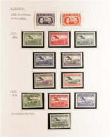 AIRMAILS Older Style Collection On Pages With Issues To About 1945, Mint And Used Including Many Complete Sets And Inclu - Other & Unclassified