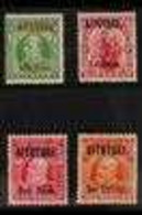 1911-16 Definitive overprinted Complete Set, SG 9/12, Fine Mint (4 Stamps) For More Images, Please Visit Http://www.sand - Aitutaki