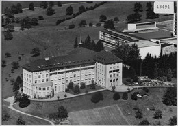 Flugaufnahme Pensionat U. Seminar Menzingen ZG - Menzingen