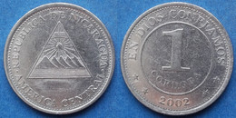NICARAGUA - 1 Cordoba 2002 KM# 101 Monetary Reform (1912) - Edelweiss Coins - Nicaragua