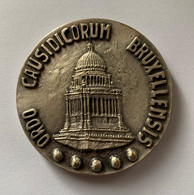 Médaille. Ordo Causidicorum Bruxellensis. Figurant Le Palais De Justice. Sodali Optime Merito. R. Vandendriessche. - Unternehmen