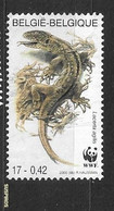 BELGIO - BELGIQUE -BELGIE   2000 World Wildlife Foundation   Sand Lizard (Lacerta Agilis) . USED - Used Stamps