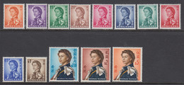 Hong Kong, Sc 203-215 (SG 196-208), MNH (211-212, 215 Hinged) - Ongebruikt