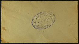 1899 (Aug 24) Cover To Greytown Bearing 1898 10c Violet Telegraph BISECT Tied By Bluefields Violet Oval Datestamp; On Re - Nicaragua