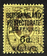 MAFEKING 1900 6d On Bechuanaland Protectorate 3d Purple/yellow, SG 9, Fine Cds Used. For More Images, Please Visit Http: - Non Classificati