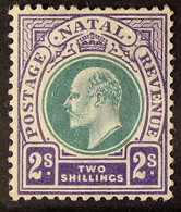 NATAL 1904-08 2s Dull Green And Bright Violet, SG 156, Fine Mint. For More Images, Please Visit Http://www.sandafayre.co - Non Classificati
