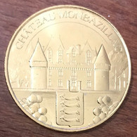 24 CHÂTEAU DE MONBAZILLAC MEDAILLE SOUVENIR MONNAIE DE PARIS 2014 JETON TOURISTIQUE MEDALS COINS TOKENS - 2014