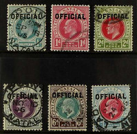 NATAL OFFICIALS 1904 Overprints Complete Set, SG O1/6, Fine Used, Fresh. (6 Stamps) For More Images, Please Visit Http:/ - Non Classificati