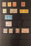 1920-1923 OVERPRINT ERRORS Fine Mint Collection. Comprises 1920-22 "O. M. F." 50c On 2c, 75c On 3c And 50c On 10c With S - Siria