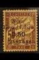 POSTAGE DUES 1923 3p On 50c, Variety "2.50 For 3", SG D121a, Never Hinged Mint. For More Images, Please Visit Http://www - Siria