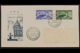 1949 UPU 75th Anniversary AIR Set (Sass. S. 503, SG 149/50), Very Fine Used On Illustrated First Day Cover. For More Ima - Altri & Non Classificati