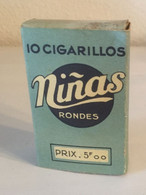 SEITA - Régie Française -  Paquet De 10 Cigarillos "Ninas" Rondes - Prix 5F00 - Sonstige & Ohne Zuordnung