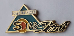 K33 Pin's Système SOLAR PRINT Thème Espace Space Achat Immédiat - Raumfahrt