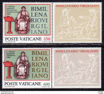 1981 - VATICANO -  BIMILLENARIO VIRGILIANO     - SERIE COMPLETA DI 2 VALORI    - NUOVO - Neufs