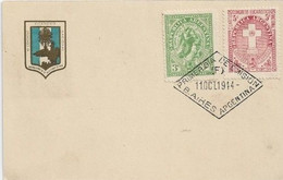 38924. Tarjeta F.D.C. BUENOS AIRES (Argentina) 1914. Congreso Eucaristico - Lettres & Documents