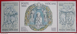 1982 - VATICANO -  5° CENTENARIO DELLA MORTE DI LUCA DELLA ROBBIA  -  SERIE COMPLETA DI 2 VALORI  - NUOVI - - Otros & Sin Clasificación