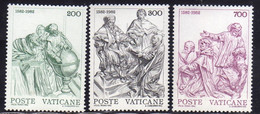 1982 - VATICANO -  CENTENARIO DELLA RIFORMA DEL CALENDARIO GREGORIANO  -  SERIE COMPLETA DI 3 VALORI  - NUOVI - - Other & Unclassified