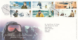 Great  Britain 2003 FDC Sc #2118-#2123 Set Of 6 Explorers And Adventurers - 2001-2010 Decimal Issues