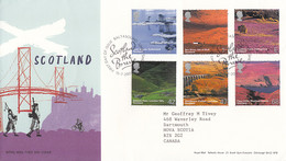 Great  Britain 2003 FDC Sc #2141-#2146 Set Of 6 Scotland's Scenery - 2001-2010 Decimal Issues