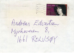 Norge Norway 2020 / 2021 Radka Toneff, Jazz Musician  - Rockheim Hall Of Fam, On Cover Cancelled 2021 - Storia Postale