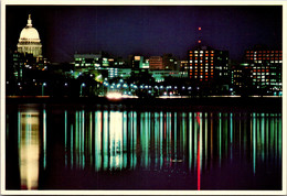 Wisconsin Madison Downtown From Across Lake Mendota - Madison