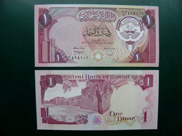 Unc Banknote Kuwait P-13d 1 Dinar Sign.6 - Kuwait