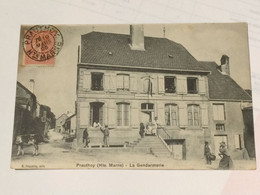 Prauthoy La Gendarmerie Animee 1905 - Prauthoy